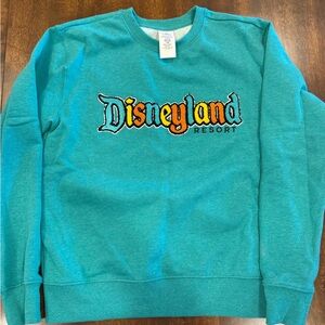 Disneyland Resort Teal Sweatshirt size small never worn